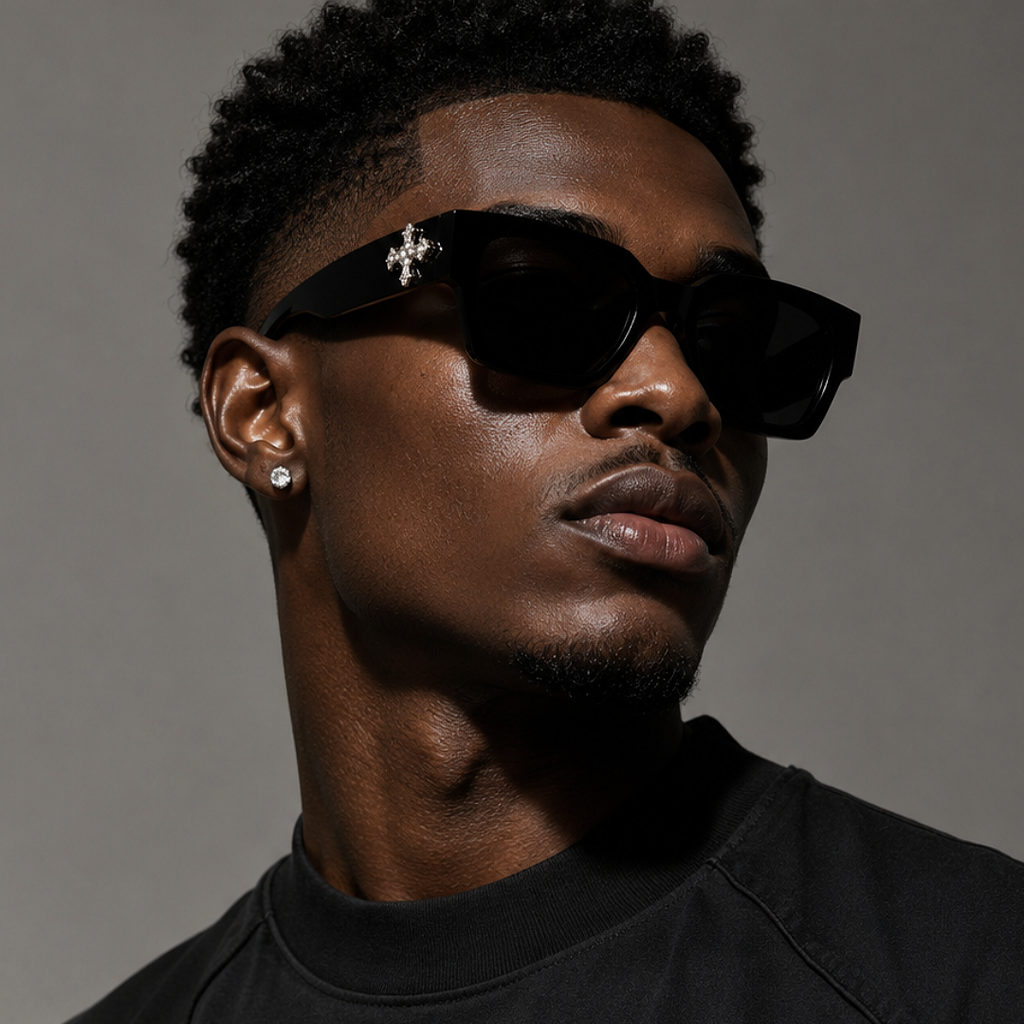 Unisex Square Frame Sunglasses